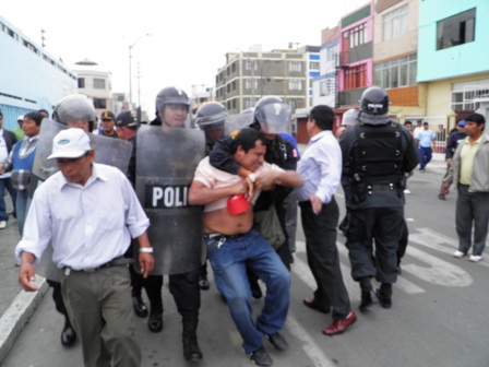 paro edil detenido